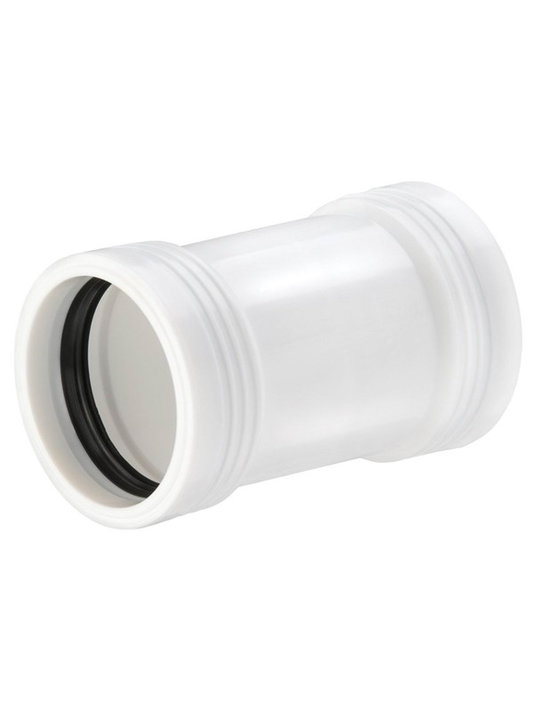 Wavin Wafix pp double socket ø32 mm Valkoinen