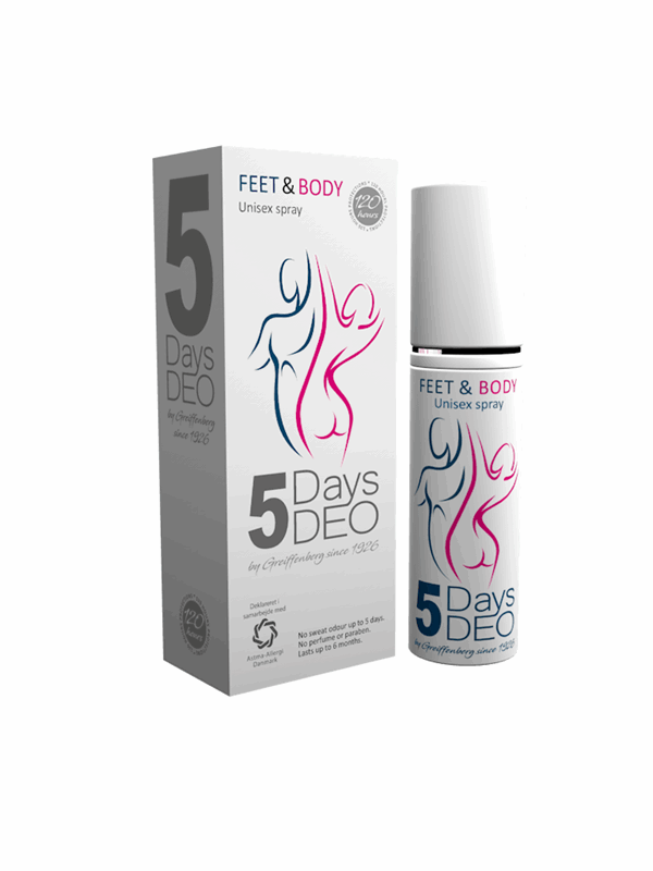 5days deo - Feet and body