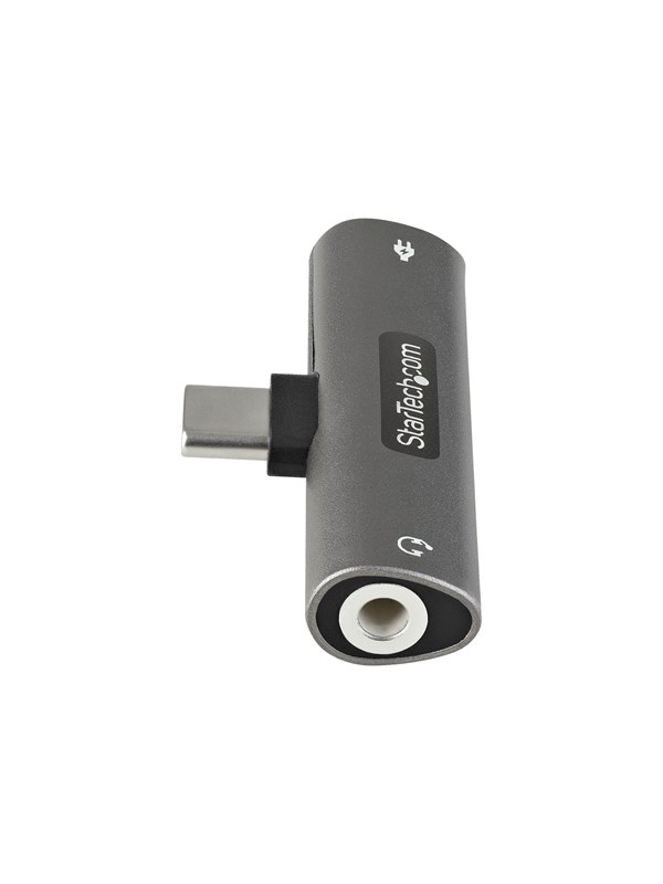 StarTech.com USB C Audio & Charge Adapter - 3.5mm TRRS - 60W PD