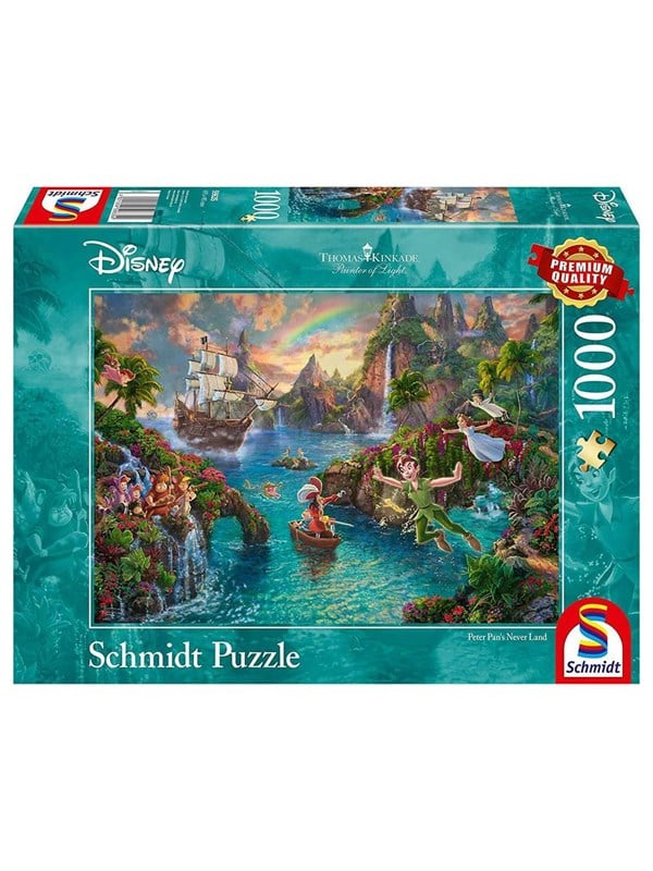 Schmidt Ala) Pulmapeli - Thomas Kinkade: Disney Peter Pan (1000 palaa)