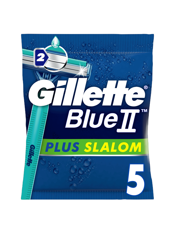 Gillette BlueII Plus Slalom -Kertakäyttöhöylä 5 Kpl