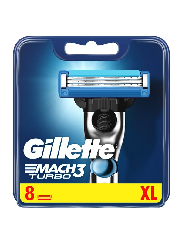 Gillette Mach3 Turbo- vaihtoterä 8 kpl