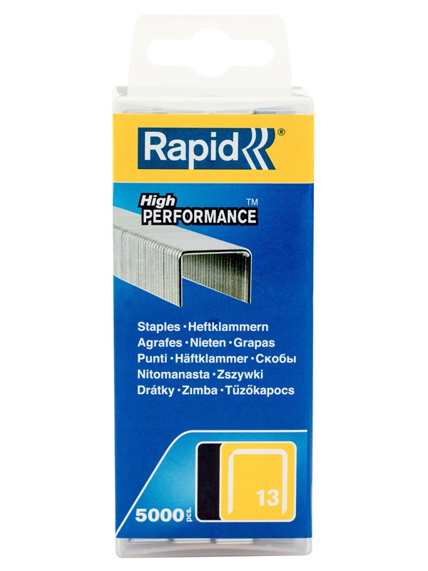 Rapid Hakaset, tyyppi 13 - 6 mm - 5 M (PP-laatikko)