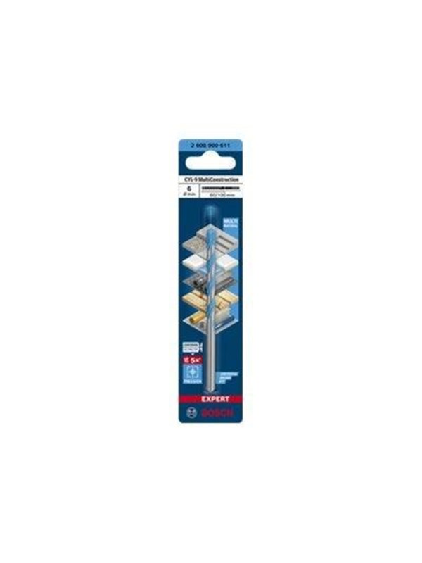 Bosch BOR CYL MULTICONSTRUCTION 6X100MM BOR CYL MULTICONSTRUCTION 6X100MM