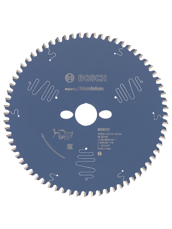 Bosch Pyörösahanterä Expert for Aluminium 225 x 30 x 2,6 mm, 68