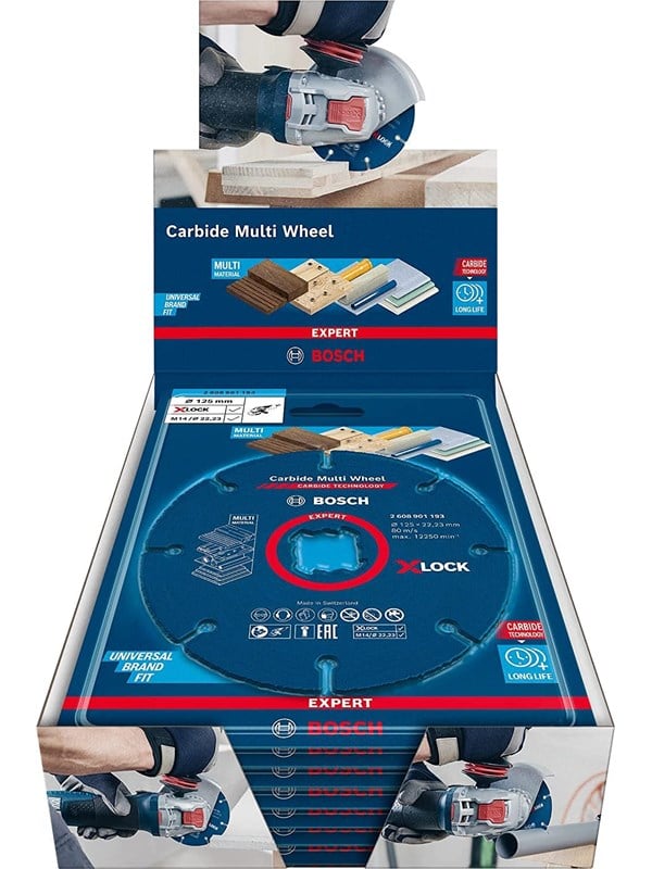 Bosch SKÃ-RESKIVE XL MULTIWHEEL 125MM HM 10 STK