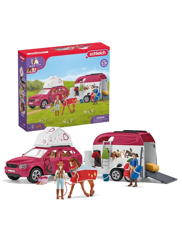 Schleich Hevosseikkilu, Auto ja traileri