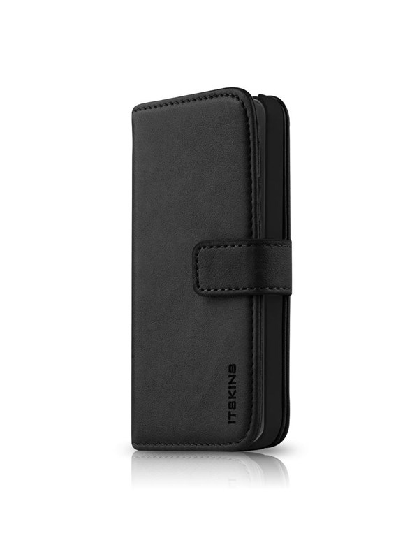 ITSKINS Book Wallet for iPhone X. Musta