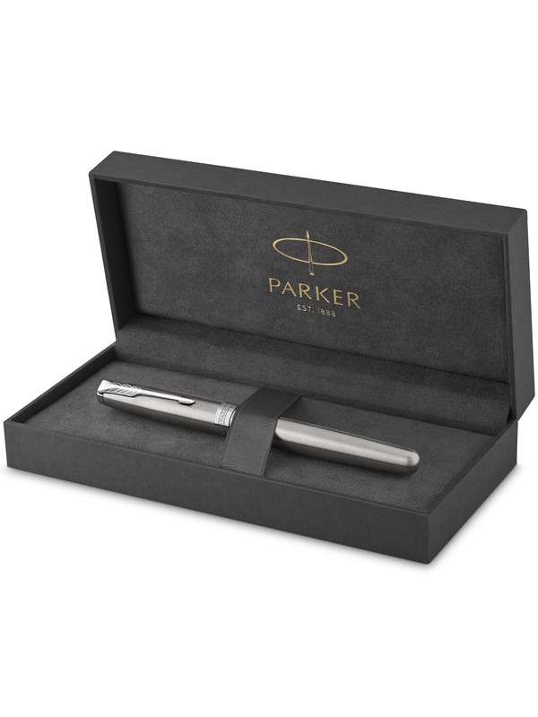 Parker Sonnet Fountain Pen | Stainless Steel with Palladium Trim | Fine Nib | Gift Box