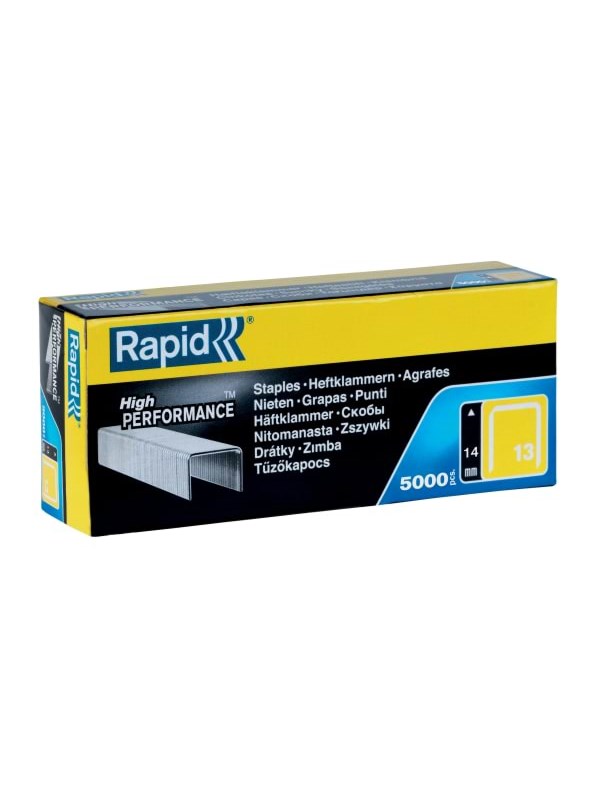 Rapid 13/14 14mm Galvanised Staples (Box 5000)