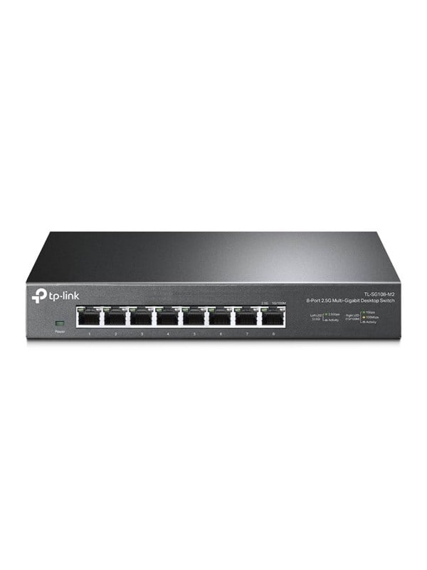 TP-Link TL-SG108-M2, Hallitsematon, 2.5G Ethernet (100/1000/2500), Seinäkiinnitteinen