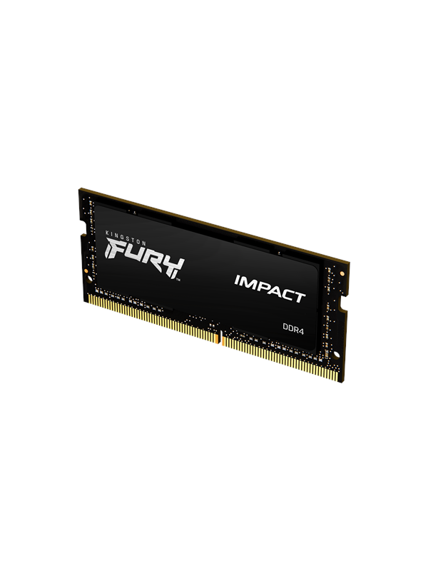 Kingston FURY Impact DDR4-3200 - 16GB - CL20 - Single Channel (1 pcs) - Intel XMP - Musta