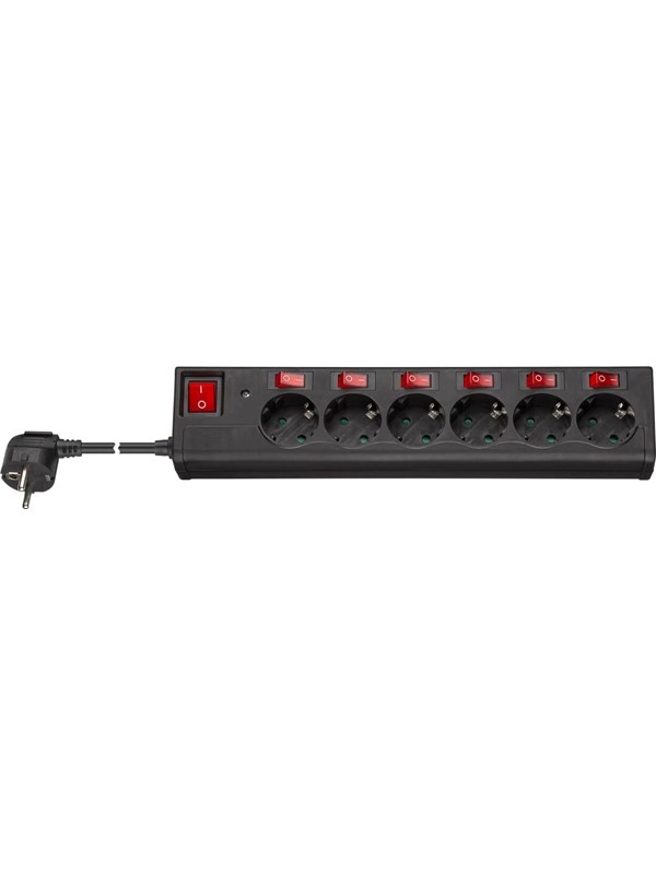 Pro AC Jatkojohto with surge protection and switch 1.5