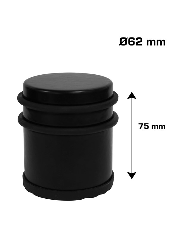 Home>it Dørstop løs Ø62x75 mm 1 kg - matsort