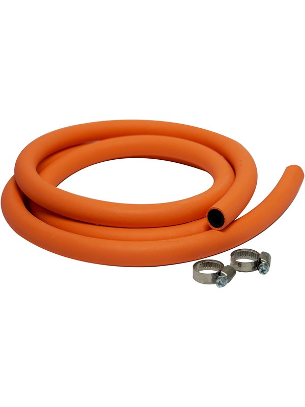 cozze ® hose for regulator 2.0 m & 2 x clamps for hose connection
