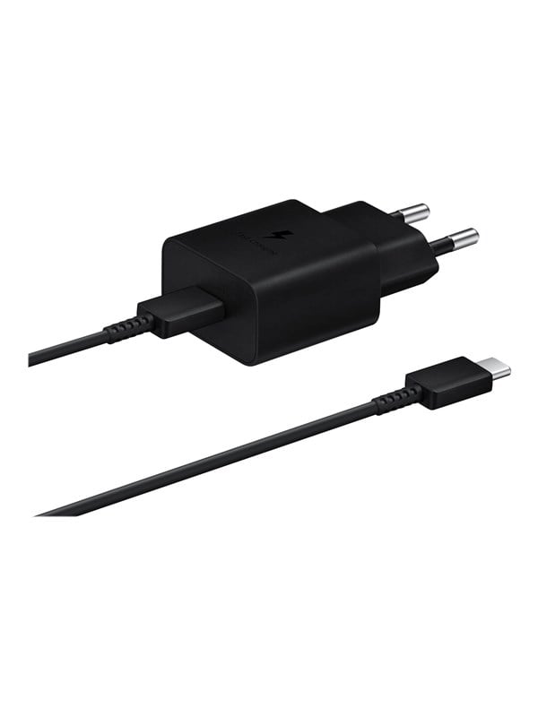 Samsung EP-T1510 15W USB-C Adapter (with cable) - Musta