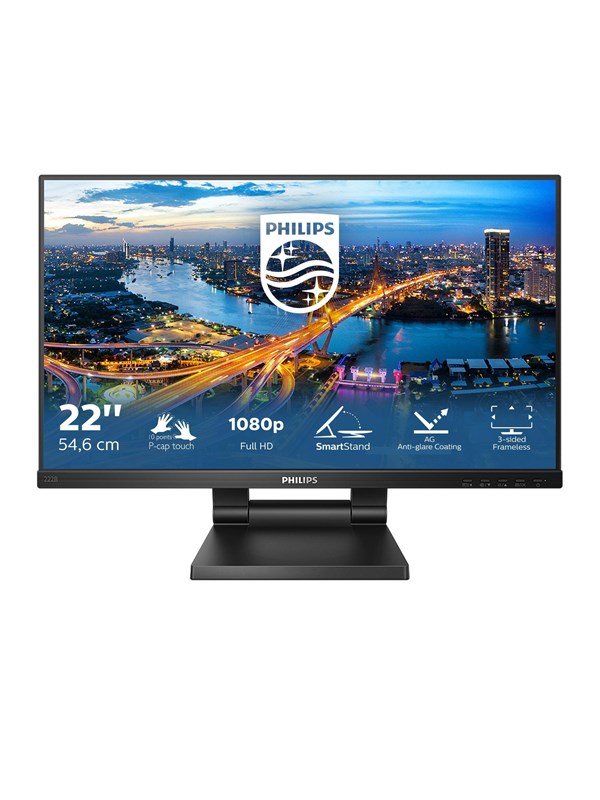 22" Philips B Line 222B1TC - 1920x1080 (FHD) - 75Hz - IPS