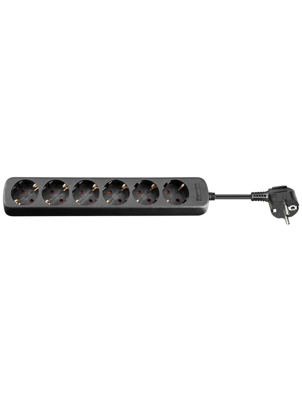 Pro AC power strip - 3m - Musta