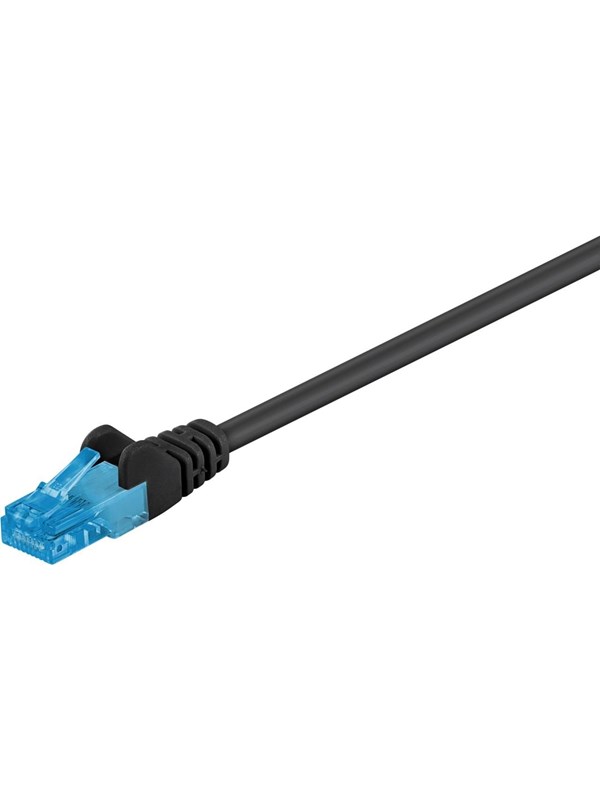 Pro LAN CAT 6A U/UTP - Musta - 15m