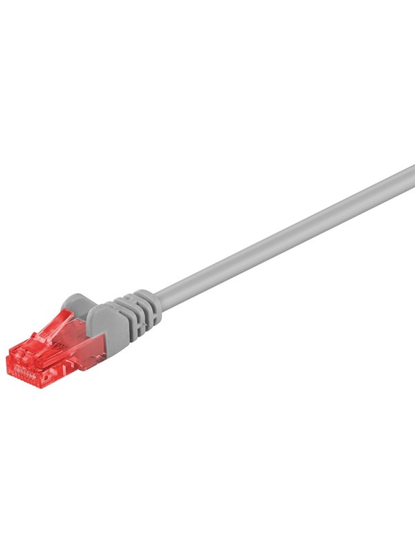Pro CAT 6 U/UTP patch cable LSZH CU Harmaa - Harmaa - 1m