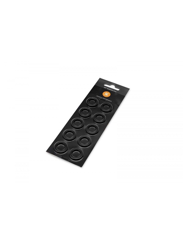 EK Water Blocks EK-Quantum Torque Color Ring 10-Pack STC 12/16 - Black