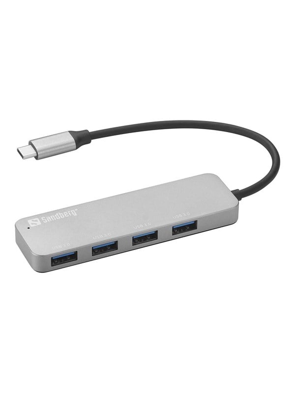 Sandberg 4-Port USB Hub USB hub - 4 porttia - USB 3.0 - hopea