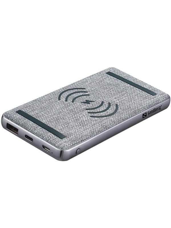 Sandberg Ladattava akku 10000 PD20W+Langaton - 10000 mAh