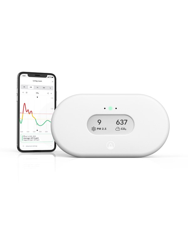 Airthings View Plus - Älykäs radon- ja ilmanlaadun mittari
