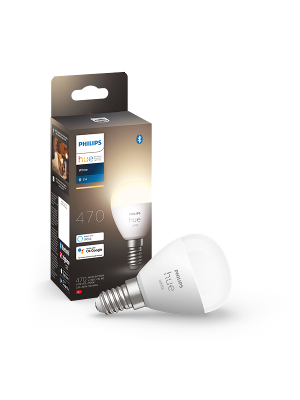 Philips Hue White P45 E14 Kruunulamppu - 1-Pack