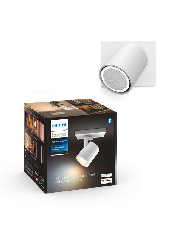 Philips Hue Runner Single Kohdevalaisin - Valkoinen