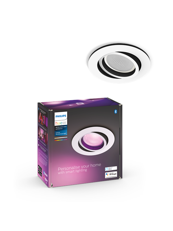 Philips Hue Centura Upotettava Kohdevalaisin Pyöreä - Valkoinen