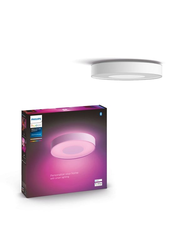 Philips Hue Infuse keskikokoinen kattovalaisin - White & Color Ambiance, 2 200-6 500 K + 16 miljoonaa väriä, 2 350 lm, 33,5W, Zigbee & Bluetooth, Dimming, ohjaus sovelluksessa & puhekomennoilla