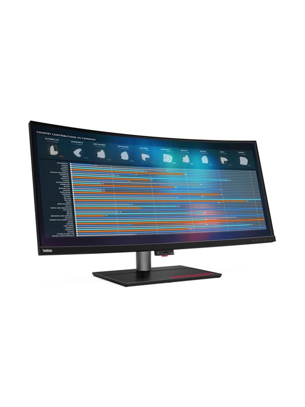 Lenovo ThinkVision P40w-20 5120x2160 75Hz USB 96W Hub LAN Thunderbolt 4 -ajattelunäyttö