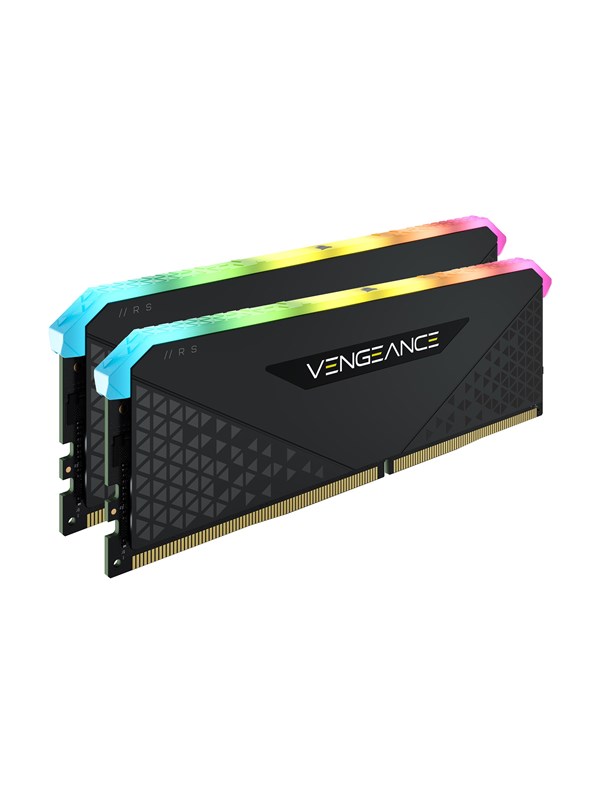 Corsair Vengeance RGB RS DDR4-3200 - 16GB - CL16 - Dual Channel (2 pcs) - AMD Optimized - Musta RGB