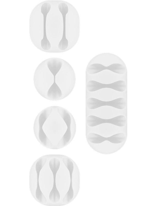 Pro Cable Management Set Valkoinen