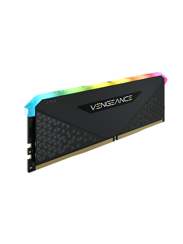 Corsair Vengeance RGB RS DDR4-3200 - 8GB - CL16 - Single Channel (1 pcs) - AMD Optimized - Musta RGB