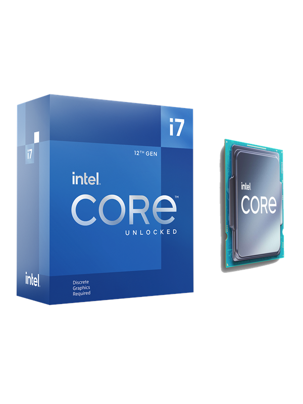 Intel Core i7-12700KF Alder Lake CPU - 12 ydintä - 3.6 GHz - Intel LGA1700 - Intel Boxed (ilman jäähdytintä)