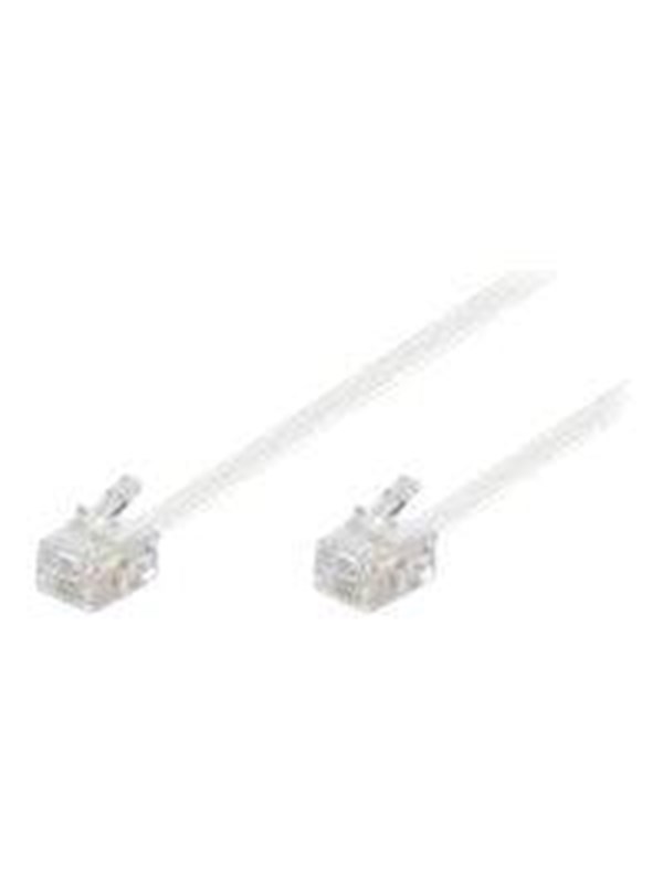 Pro Modular telephone cable - Valkoinen - 10m