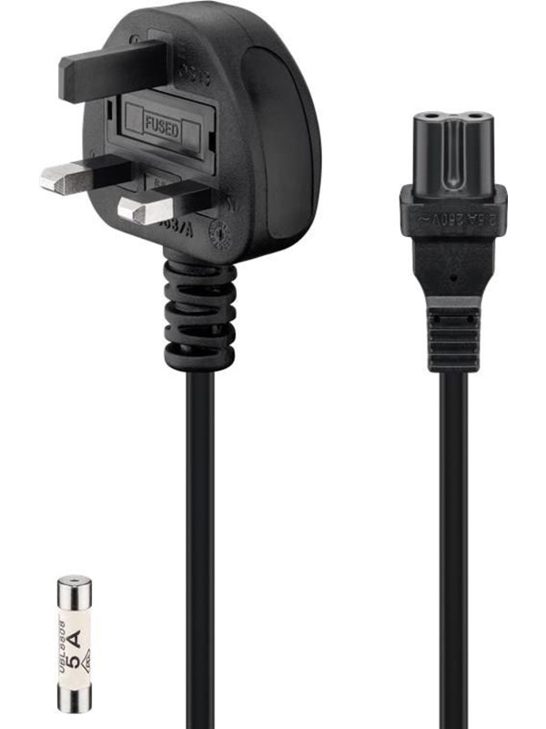 Pro UK - Virtalähde cord 1.8 m Musta