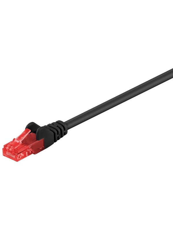 Pro LAN CAT 6 UTP - Musta - 0.5m