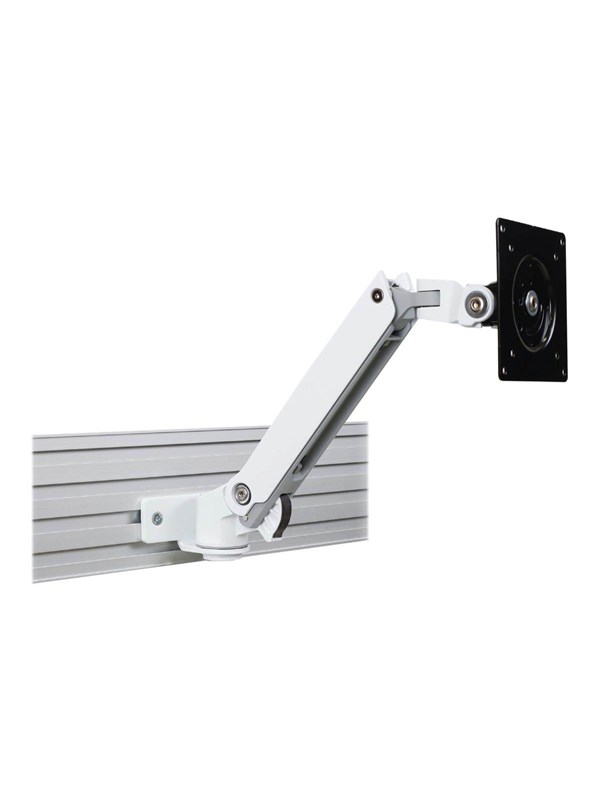 Ergotron LX-käsivarsi kiskoadapterilla