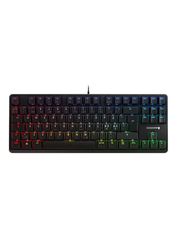 Cherry G80-3000N RGB TKL - Pelinäppäimistö - ilman numpadia - Pohjoismainen - Musta