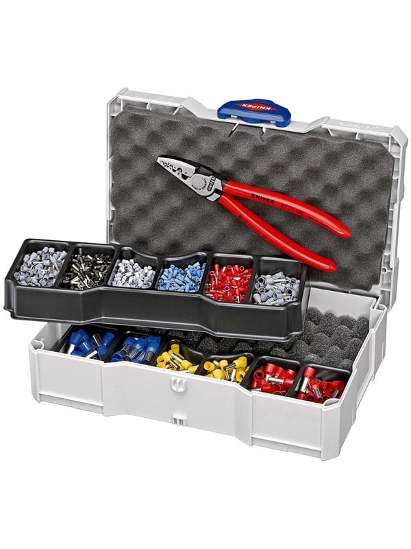 KNIPEX Puristuslajitelma, Muovikauluksellisille pääteholkeille