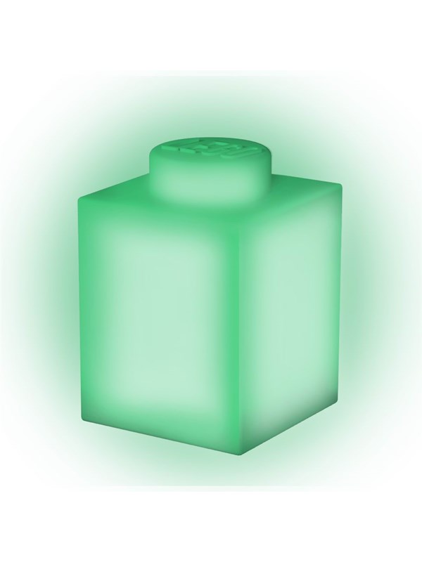 Euromic LEGO Classic Silicone Brick 1000% night light with LEDlite- Vihreä
