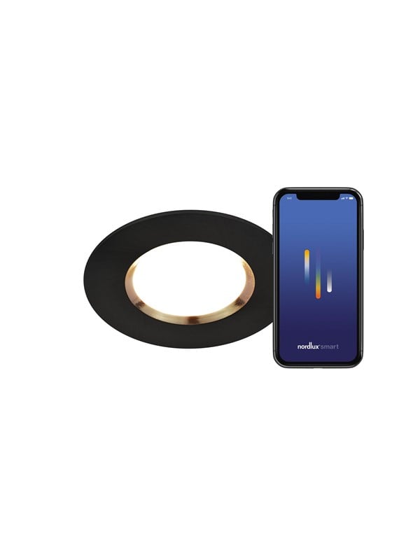 Nordlux Dorado Smart Downlight Musta