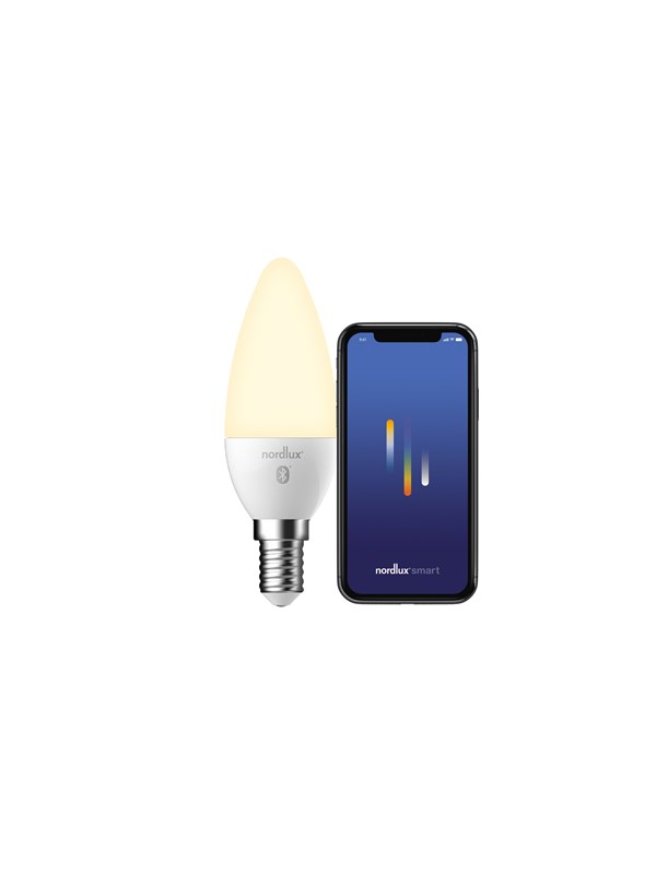 Nordlux Smart E14 C35 Light Bulb Opal Valkoinen