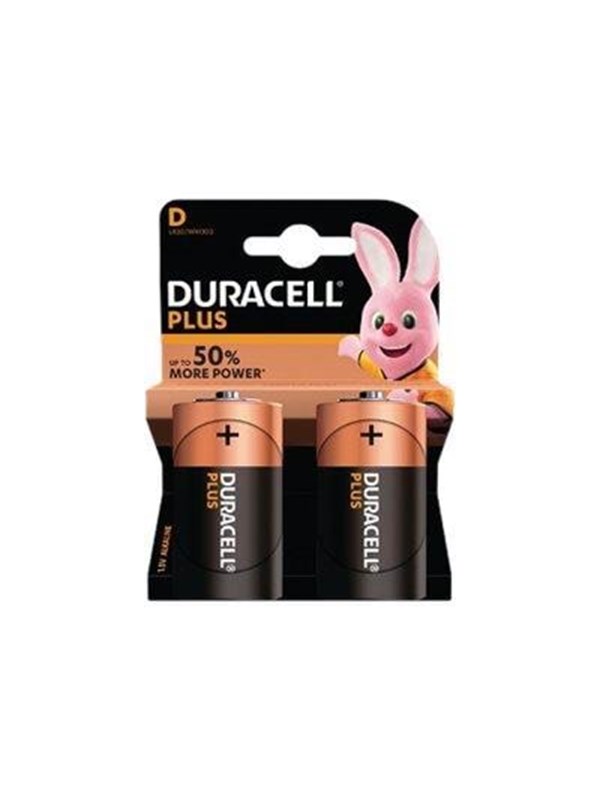DURACELL D Plus 2-Pack