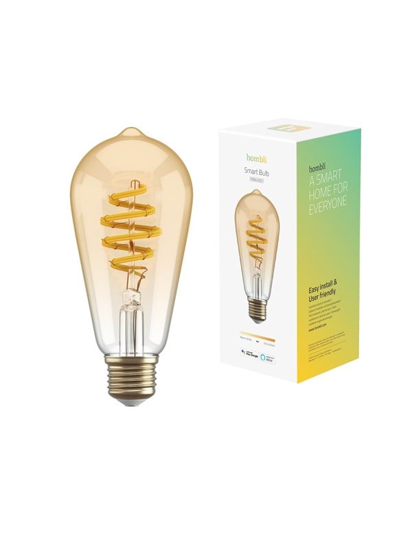 Hombli Älykäs lamppu ST64 CCT Filament (E27) Amber
