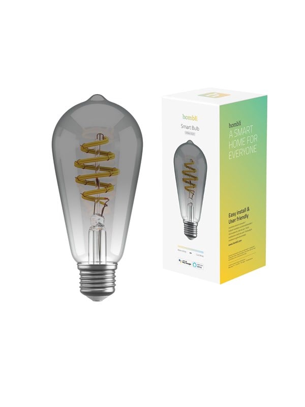 Hombli Älykäs lamppu ST64 CCT Filament (E27) Savuinen