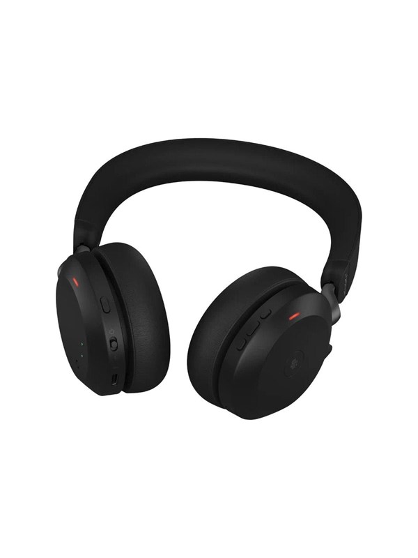 Jabra Evolve2 75 MS -langaton stereokuulokemikrofoni + USB-C-sovitin, musta